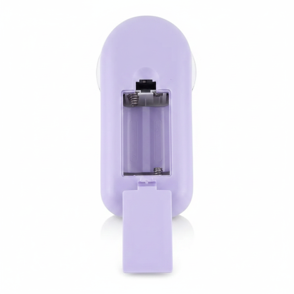 Fluff Remover - Battery Compartment Open